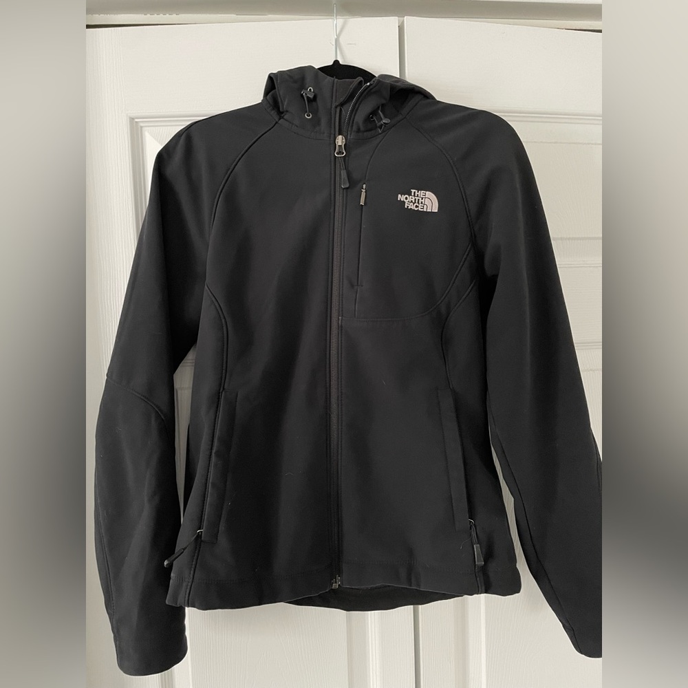 Black North Face Hardshell Jacket Size Small - image 1